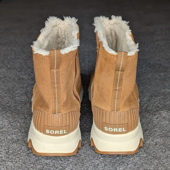 Sorel Kinetic Ankle Boots Waterproof Suede Tan Women's 7 - Picture 10 of 16